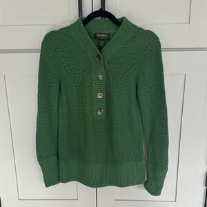 Eddie Bauer Waffle Knit Pullover Sweater